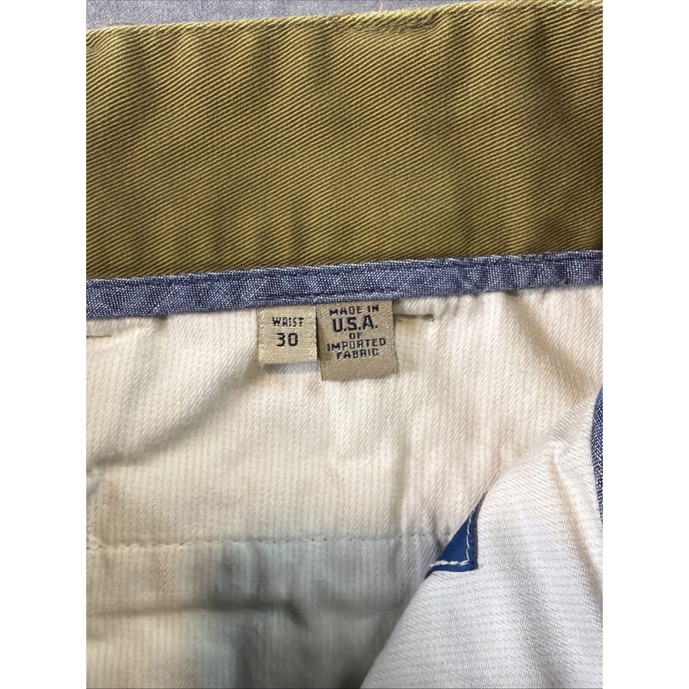 Bills Khakis Chino Pant Beige Style 6998 M3 Straight Leg Thick Cotton Mens 30x32 - Picture 9 of 11